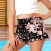 Tongluoye Cherry Blossom Axolotl Shorts for Girls Size 8 10 High Waisted Shorts Casual Summer Short Pants with Pocket Comfy Lounge Skort Sweat Skirt Kids Clothes Dancewear Pink Flower view 3