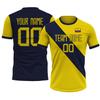 Custom Ecuador Soccer Jersey Men Women Youth Kids, Personalized Athletic Shirts with Name Number Logo Yellow Soccer Shirt Set view 2
