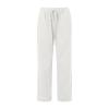 Linen Pants for Women Plus Size Summer Flowy Wide Leg Palazzo Pants Summer High Waisted Beach Trousers with Pockets view 3
