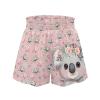 SCRAWLGOD Koala Girls Shorts Size 2T Flower Girls' Athletic Shorts Flowy Shorts for Toddler Gilrs Butterfly Athletic Shorts Kids Summer High Waist Running Shorts with Pockets Breathable view 4
