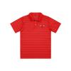 FOCO Chicago Bulls NBA Mens Striped Polyester Polo - L view 4