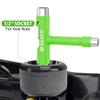 Zeato Multi-Function Skatboard T Tool and Grip Tape Sandpaper Sheet view 4