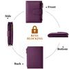 Airkit Small Wallet Women RFID Blocking Soft Leather Bifold Compact Card Holder Wallet for Women with Zipper Coin Pocket 4 ID Window view 4