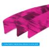 PATIKIL Shield Cut Vanes, 20 Pack 4 Inch Archery Arrow Fletch Turkey Feather Fletch Right Wing Fletching for DIY Target Shooting, Rose Red view 4