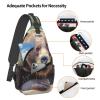 Sling Bag for Women Men Cross Chest Bag Grizzly bear Sling Backpack Crossbody Shoulder Bag Fanny Pack Daypack view 3