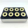 PDOLIGBDN Bearings 16pcs Powerslide ILQ-9 608 Inline Skates Bearing for Slalom Roller Skate 608zz Gold view 1