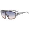 willochra One Piece Luxury Designer Sunglasses Men Black Yellow Fashion Oversized Sun Glasses Woman Unisex Shield Eyewear F25 (gray) view 2