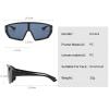 willochra One Piece Luxury Designer Sunglasses Men Black Yellow Fashion Oversized Sun Glasses Woman Unisex Shield Eyewear F25 (gray) view 3