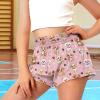 SCRAWLGOD Cute Dog Girls Shorts Size 5-6 Paw Girls Flowy Shorts with Spandex Liner High Waist 2 in 1 Athletic Running Shorts with Pockets Kids Butterfly Shorts Summer Sports Training Clothing view 3
