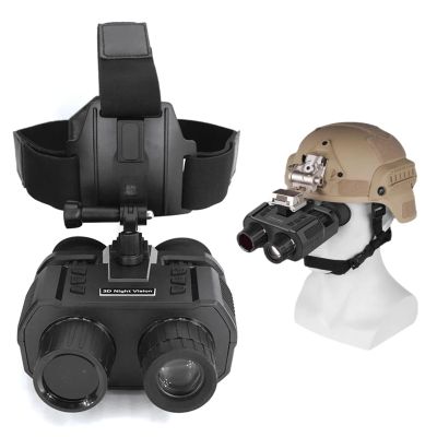 HMWOKPOT NV8000 4K Night Vision Goggles, Head-Mounted Night Vision Binocular 8X Digital Zoom Night Vision Scope Accommodating Nearsightedness and Farsightedness