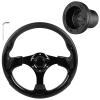 Club Car Precedent Steering Wheel Adapter and Golf Cart Steering Wheel view 1