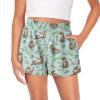 SCRAWLGOD Otter Girls Shorts Size 3T-4T Fish Kids Flowy Athletic Shorts for Toddler Girls Butterfly Shorts Children School Summer Running 2 in 1 High Waist Skirts with Pockets Breathable Liner view 1