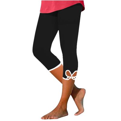 Women's Capri Pants Capri Joggers Loose Cropped Workout Sweatpants Running Lounge Pants with Pockets High Waisted Hollow Yoga Pants 2024