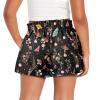 SCRAWLGOD Mushrooms Girls Shorts Size 5-6 Flower Kids Summer High Waist Butterfly Shorts for Toddler Girls Flowy Athletic Running Shorts School Quick Dry 2 in 1 Sports Skirts Elastic view 2