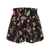 SCRAWLGOD Mushrooms Girls Shorts Size 5-6 Flower Kids Summer High Waist Butterfly Shorts for Toddler Girls Flowy Athletic Running Shorts School Quick Dry 2 in 1 Sports Skirts Elastic view 4