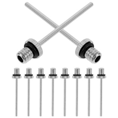 JECOMPRIS 10pcs Ball Pump Needles for Sports Compatible Inflation Needles for Basketball Football Volleyball for Quick Inflation Essential Accessory for Athletes