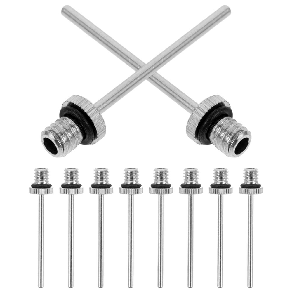 JECOMPRIS 10pcs Ball Pump Needles for Sports Compatible Inflation Needles for Basketball Football Volleyball for Quick Inflation Essential Accessory for Athletes