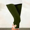 Capri Leggings for Women Tummy Control Butt Lifting Workout Capri Yoga Pants Lace Appliqu Summer Beach Capris High Waisted Hollow Yoga Pants 2024 view 2