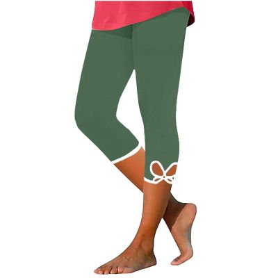 Capri Pants for Women Casual Summer Workout Sweatpants Plus Size High Waisted Comfy Lightwieght Yoga Capris High Waisted Hollow Yoga Pants 2024