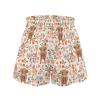 SCRAWLGOD Highland Cow Girls Shorts Size 6-12 Months Flower Kids Flowy Running Shorts for Girls Athletic Shorts Cattle 2 in 1 Skirts High Waist Butterfly Shorts with Pockets Quick Dry Liner Summer view 4