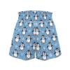 SCRAWLGOD Penguin Girls Shorts Size 7-8 Snowflake Little Kids Flowy Shorts with Pockets Summer Athletic Running Shorts High Waist Butterfly 2 in 1 Skirt Sports Elastic Shorts view 4