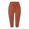 Women's Joggers Pants Lightweight Running Sweatpants with Pockets Athletic Tapered Casual Lounge Capri Drawstring Comfy Lounge Elastic Waist Yoga Pants view 3