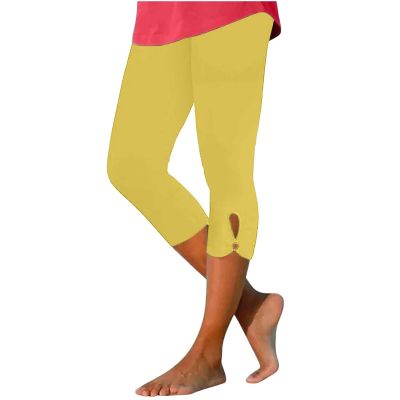 Women's Capri Sweatpants Joggers Summer Casual Sports Cropped Lounge Pants High Waisted Athletic with Pockets High Waisted Hollow Yoga Pants 2024