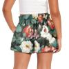 SCRAWLGOD Cat Girls Shorts Size 2T Girls Flowy Shorts with Pockets 2 in 1 High Waist Butterfly Shorts for Toddler Girls Athletic Runnung Shorts Flower School Kids Sports Training Outfits view 2