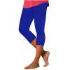Women's Capri Sweatpants Joggers Summer Casual Sports Cropped Lounge Pants High Waisted Athletic with Pockets High Waisted Hollow Yoga Pants 2024 view 1