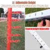 CMYUN Speed Agility Hurdles Adjustable, Portable Track & Field Hurdles Metal, Adult Athletes Hurdles Training Equipment Professional, 30"-42" Tall view 3