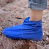 Waterproof Shoe Covers, Non-slip Overshoes Rain Shoe Covers Reusable Shoe Covers Outdoor Cycling Protectors for Kids, Men and Women(L-Blue) view 3