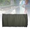 100m Parachute Rope, Outdoor Rope, Safety Survival Cord for Rescue Camping, Hiking, Hammock and Military(Dark green) view 2