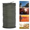 100m Parachute Rope, Outdoor Rope, Safety Survival Cord for Rescue Camping, Hiking, Hammock and Military(Dark green) view 4