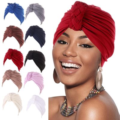 African Braid Head Wrap, Braid Hat Turban Headscarf, Head Coverings Headwrap for Black Women (A, One Size)