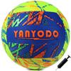 YANYODO Swimming Pool Waterproof Beach Volleyball, Soft Indoor Outdoor Size 5 Volleyball with Pump for Teenagers Adults Swimming Pool Beach Games to Play view 1