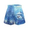 SCRAWLGOD Shark Girls Shorts Size 1T Ocean Elastic High Waist Flowy Shorts with Pockets Athletic Running Shorts for Girls Butterfly Shorts Summer Kids Pants Breathable Liner view 4