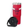 FOCO Chicago Bulls NBA 30 oz Solid Tumbler with Straw view 3