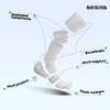 BRISIRA Coolmax Compression Socks for Women 2 Pairs Knee High 15-20 mmHg Anti-Blister Arch Support for Nurse Pregnancy Flying view 4