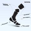 BRISIRA Coolmax Compression Socks for Women 2 Pairs Knee High 15-20 mmHg Anti-Blister Arch Support for Nurse Pregnancy Flying view 3