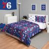 FOCO Philadelphia 76ers NBA Team Color Bed in a Bag Comforter Bedding 5 Piece Set - Full view 1