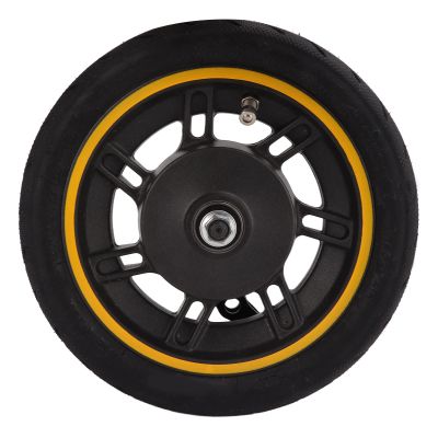 6.5 Inch Scooter Tires,Electric Scooter Replacement Wheels for Kids and Teens Indoor Outdoor Skating Scooter Front Wheel with Tire Replacement for 9 MAX G30 Electric Scoote