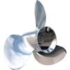 RAREELECTRICAL New Stainless Steel Propeller Is Compatible With Chrysler/Force Honda Johnson/Evinrude Mariner Mercury Nissan/Tohatsu Suzuki 25-75 Hp By 31221311 Ex3-1013 Diameter 10.125" X 13" Pitch view 1