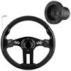 EZGO Steering Wheel Adapter and Golf Cart Steering Wheel view 1
