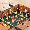 Denash Foosball Table for Home,Soccer Game Set with 2 Balls,Portable Mini Interactive 4 Rows Table Football for Adults Kids Family Game, Denashqc7x59t2ok view 2