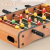 Denash Foosball Table for Home,Soccer Game Set with 2 Balls,Portable Mini Interactive 4 Rows Table Football for Adults Kids Family Game, Denashqc7x59t2ok view 4
