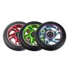 DNRJEWTA 100mm Scooter Wheels Replacement with Bearings Aluminum PU Stunt Scooter Parts Kick Scooter Accessories 2PC(110 Black 6X) view 2