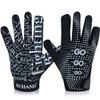 SECHAND Youth Flag Football Gloves - Sticky Receiver Gloves for Kids Boys and Girls (Black, YS) view 1