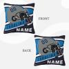 Carolina Throw Pillow Covers Custom City Pillows Case Personalized Name and Number Pillow Cover Sport Fans Gifts for Men Women Youth Boy view 2
