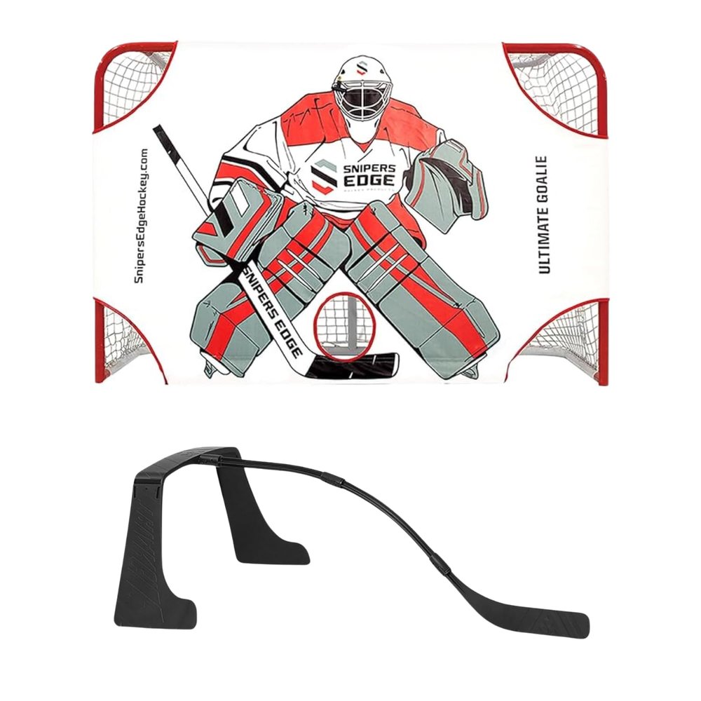 Snipers Edge Hockey - Ultimate Goalie Shooter Tutor & Attack Triangle - for On and Off Ice Training