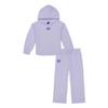 Under Armour Girls' 2-piece Fleece Sweatshirt and Sweatpants Set, Soft & Comfortable, Salt Purple Rival, 5 view 1
